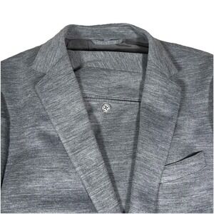 Bonobos 2 Piece Suit Mens 40 Gray Leomaster Tessuti Suit Jacket Pants 35x30